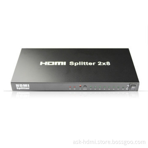 HDMI splitter and swithcer 2x8 suooprt 3D